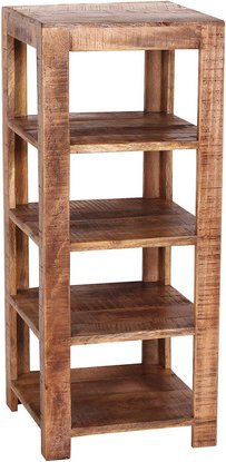 Möbilia Regal, Holz, Natur, 4 Fachböden - beige