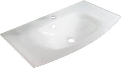 FACKELMANN Waschbecken »VERONA«, BxHxT: 80,1x12,2x46,2 cm - weiss