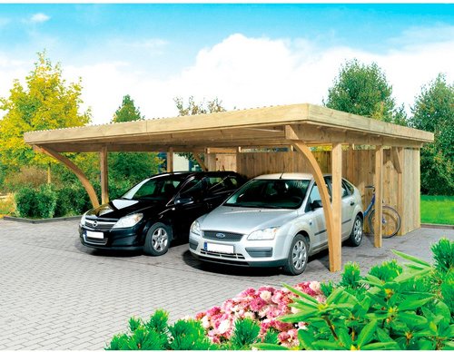 Mr. GARDENER Geräteraum »Hamburg 2«, B x T: 551 x 173 cm, braun