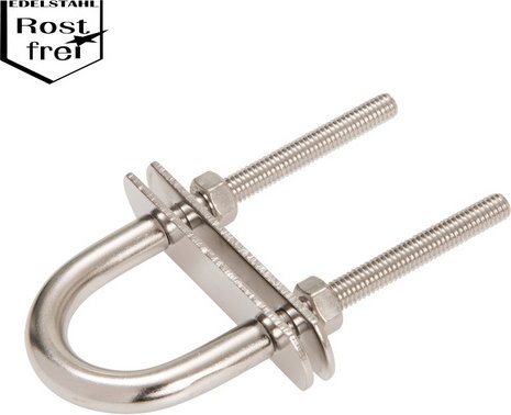 CONACORD U-Bolzen, Größe: M8, Länge: 100 mm - grau