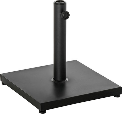 Thumbnail - Outsunny Sonnenschirmständer, metall/zement - schwarz