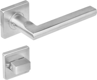 Intersteel Türdrücker, 53x53x8 mm WC8mm stift 90Grad flach