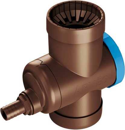 ARVES Wassersammler, mit Netzfilter, dunkelbraun