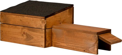 DOBAR Igelhaus, BxHxL: 29 x 24 x 74,5 cm, braun