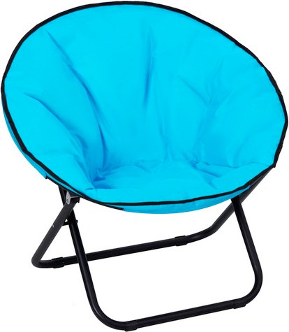 Outsunny Stuhl, BxHxT: 80 x 75 x 80 cm, Metall/Oxford Gewebe - blau