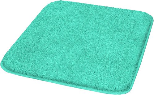 KLEINE WOLKE Badematte »Wilna«, türkis, eckig mit abgerundeten Kanten - tuerkis