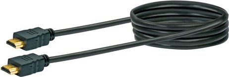 SCHWAIGER Anschlusskabel, HDMI Anschlusskabel 1,5 m schwarz
