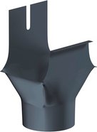 SAREI Stutzen, Kastenrinne - grau