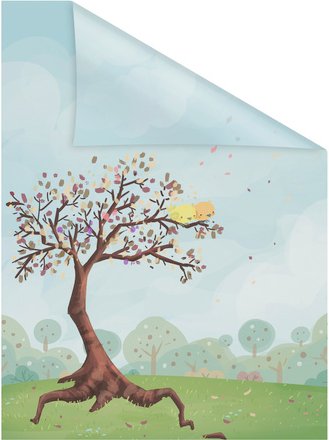 Lichtblick Fensterfolie, Polyvinylchlorid (PVC), Format: 100 x 130 cm (B x L) cm - bunt