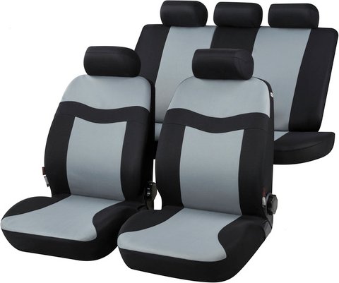 Thumbnail - CarComfort Sitzbezug »Rockford«, Polyester - grau