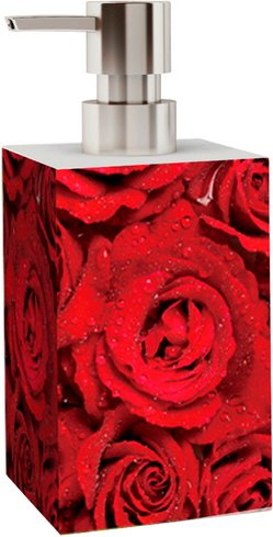 Sanilo Bad-Accessoire-Set, 6-tlg., Rosen - rot