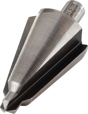 WOLFCRAFT Lochfräser, 10 mm Schaft, Stahl - silberfarben