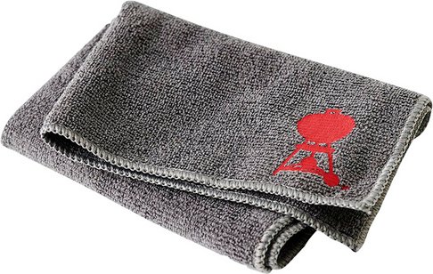 WEBER Microfasertuch, 32 x 32 cm, grau