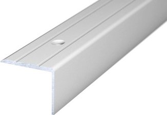 CARL PRINZ Winkelprofil, BxH: 24.5 x 20 mm, versenkt gelocht - silberfarben