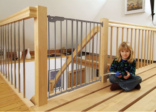 DOLLE Sicherheitsgitter »Lars«, Breite: 74,4 - 113 cm, Metall - grau