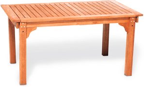 MERXX Ausziehtisch, BxHxT: 90 x 74,5 x 150 cm, Tischplatte: Eukalyptusholz - beige