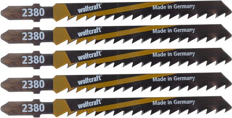 WOLFCRAFT Sägeblatt, Länge: 100 mm, 18 Zähne, Kohlenstoffstahl (HCS) - schwarz