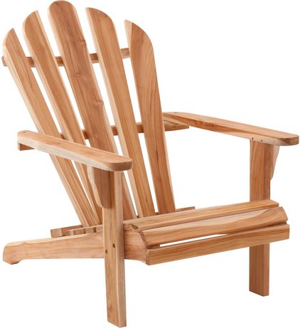 Möbilia Gartensessel, Holz, BxH: 57 x 104 cm - beige