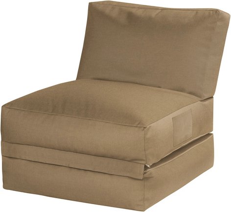 Sitting Point Sitzsack »Twist OUTSIDE«, braun, BxHxT: 70 x 60 x 180 cm