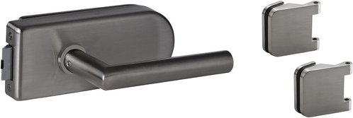 ALPERTEC Glastürbeschlag, Edelstahl - silberfarben