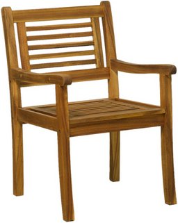 Möbilia Sitzgruppe, Akazie, geeignet für den Garten - braun