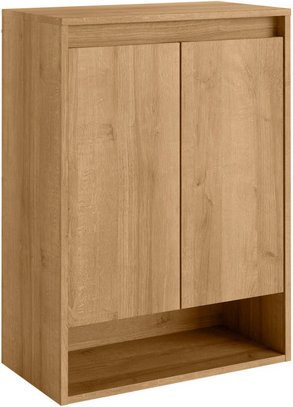 FACKELMANN Doppel-Midischrank »NATURA«, 2 Türen, Asteiche, BxHxT: 60,2 x 82,6 x 32 cm - braun