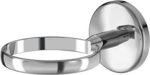 LENZ Fönhalter »FLAME«, Chrom, Montageart: Kleben oder Bohren - silberfarben