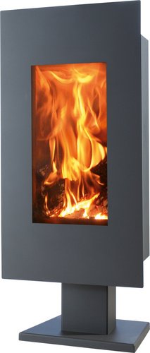 PANADERO Kaminofen »Osaka«, schwarzmetallic, Stahl, 8 kW