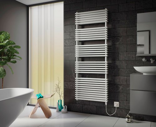 XIMAX Handtuchwärmer »Tec Duplex«, Anschluss: elektrisch, Typ 1 - weiss