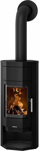 Thumbnail - JUSTUS Kaminofen »Usedom 5 W+ 2.0«, schwarz, Stahl, 5,5 kW