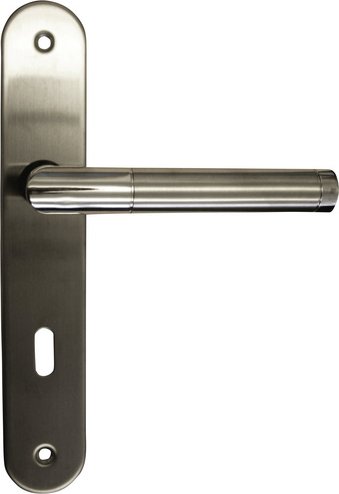 ALPERTEC Langschild-Garnitur »Tina«, Edelstahl - silberfarben