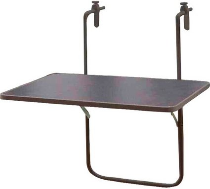 Thumbnail - Alco Hängetisch, LxB: 60 x 40 cm, Alcotop, rechteckig, anthrazit - grau