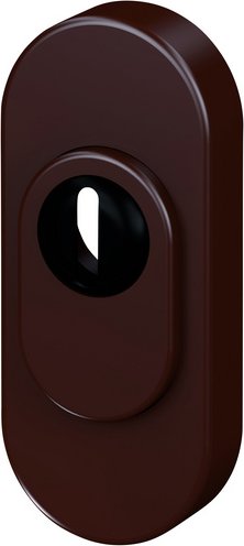 BASI Schutzrosette, braun, edelstahl