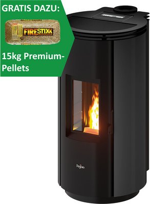 PEGASO Pelletofen »Floyd 7.0«, anthrazit, Stahl, 7 kW - grau