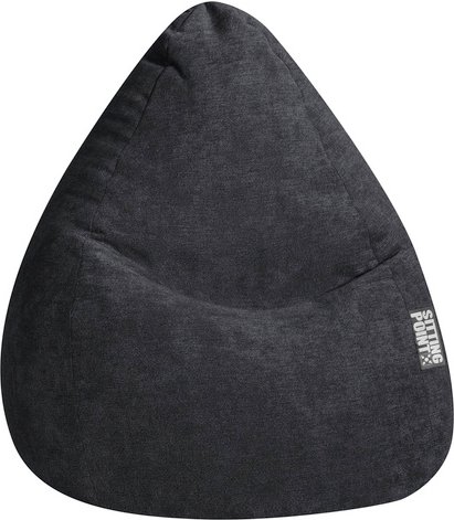 Sitting Point Sitzsack »Beanbag Alfa XL«, schwarz, BxH: 70 x 110 cm