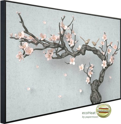 Thumbnail - papermoon Infrarotheizung »EcoHeat - Blumen Ast«, Matt-Effekt - bunt