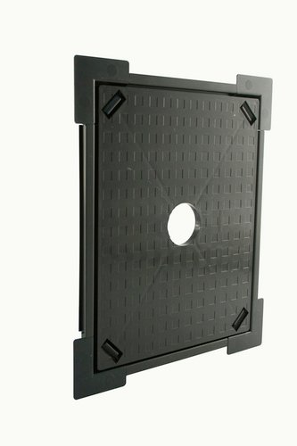 MARLEY Fliesenrahmen, Kunststoff (PVC), BxL: 23,9 cm x 28,9 cm - schwarz