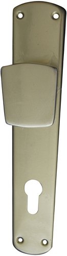 ALPERTEC Langschild-Garnitur, Aluminium - silberfarben