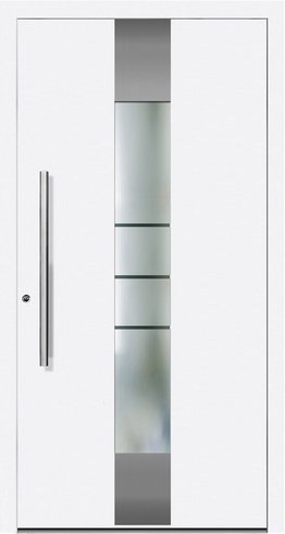 KNOCK Aluminium-Haustür »PRAG«, weiß - weiss