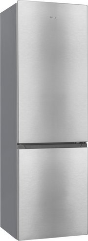 Exquisit Kühl-Gefrierkombination, BxHxL: 55 x 180 x 55,8 cm - silberfarben