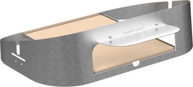 BARBECOOK Pizzaofeneinsatz »Magnus«, LxBxH: 70 x 44,5 x 19,5 cm, silber, für Magnus - silberfarben