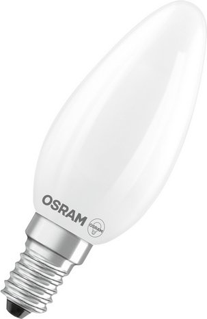 Thumbnail - OSRAM LED-Leuchtmittel »LED Star Classic B 40«, E14, 3,4 W, 470 lm, 4000 K, kaltweiß - transparent