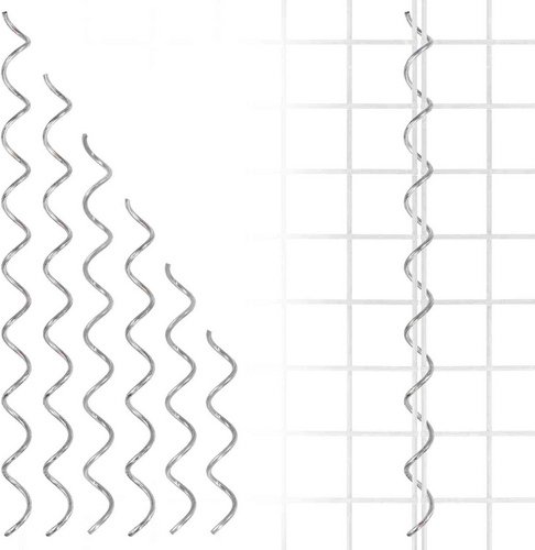 Gabiona Gabionen-Zubehör, galvanisch verzinkter Stahl - silberfarben