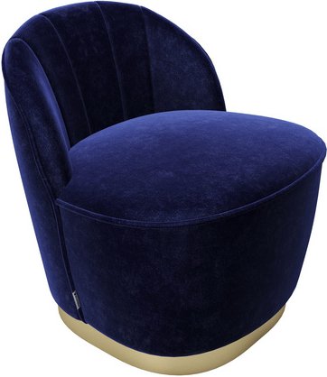 PHOENIX Cocktailsessel »STELLA«, BxHxL: 67 x 70 x 710 cm, bis max. 120 kg - blau