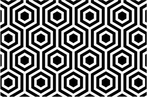 mySPOTTI Tischset »Pandora«, rechteckig, Kunstleder, weiß/schwarz