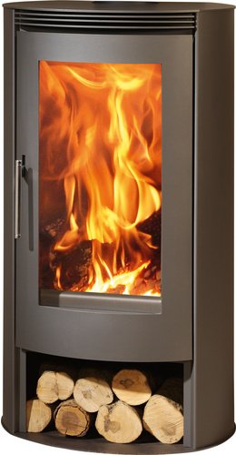 PANADERO Kaminofen »Helena«, schwarzmetallic, Stahl, 8 kW