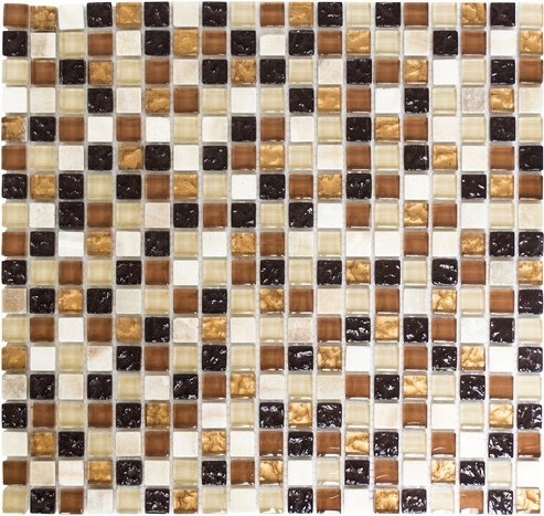 HuH Mosaik Mosaikfliese »Globe«, BxL: 32,2 x 30,5 cm, Wandbelag/Bodenbelag - beige