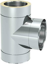 Tecnovis T-Anschluss »Zitec-Eco«, Ø130 mm - silberfarben