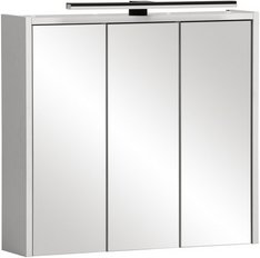 SCHILDMEYER LED-Spiegelschrank »Emmik Katta«, BxH: 65 x 62,7 cm, mattweiß - weiss