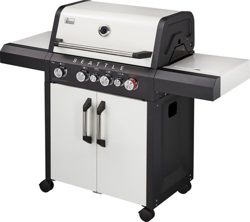 Mr. GARDENER Gasgrill »Seattle 4 Pro«, 4 Brenner, Grillfläche: 74  x  43 cm, mit Unterschrank